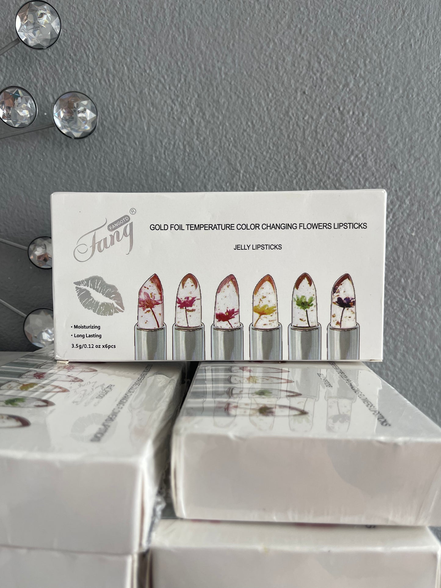 Caja 6 labiales ácido hialuronico