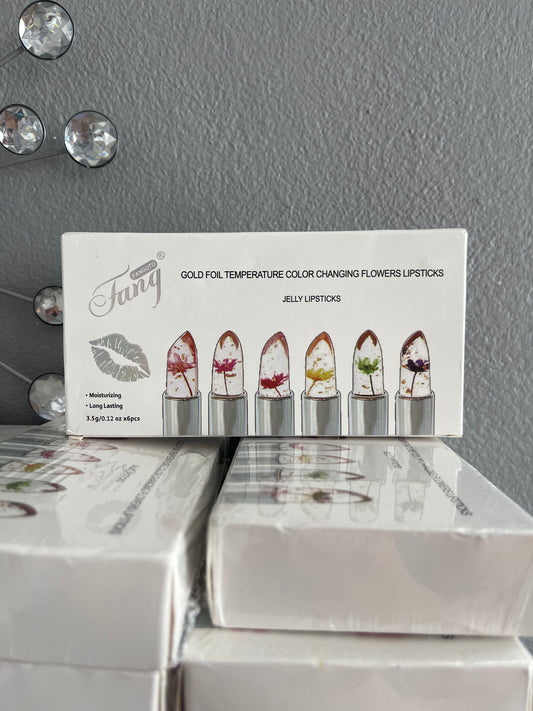 Caja 6 labiales ácido hialuronico